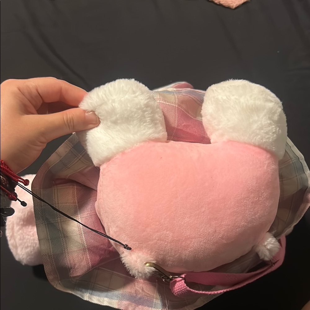 My Melody Pink Plush Backpack - Picture 6 of 8